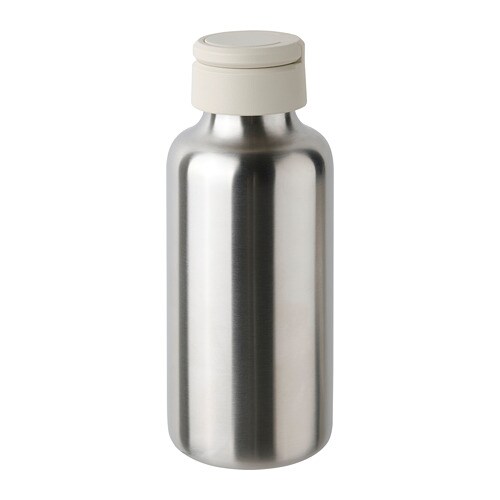 ENKELSPÅRIG Пляшка для води - нержавіюча сталь / бежевий 0,5 л