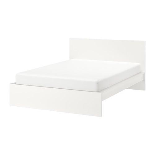 МАЛЬМ Каркас ліжка, високий - білий 160х200 см