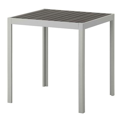 SJÄLLAND Садовий стіл - темно-сірий / світло-сірий 71x71x73 см
