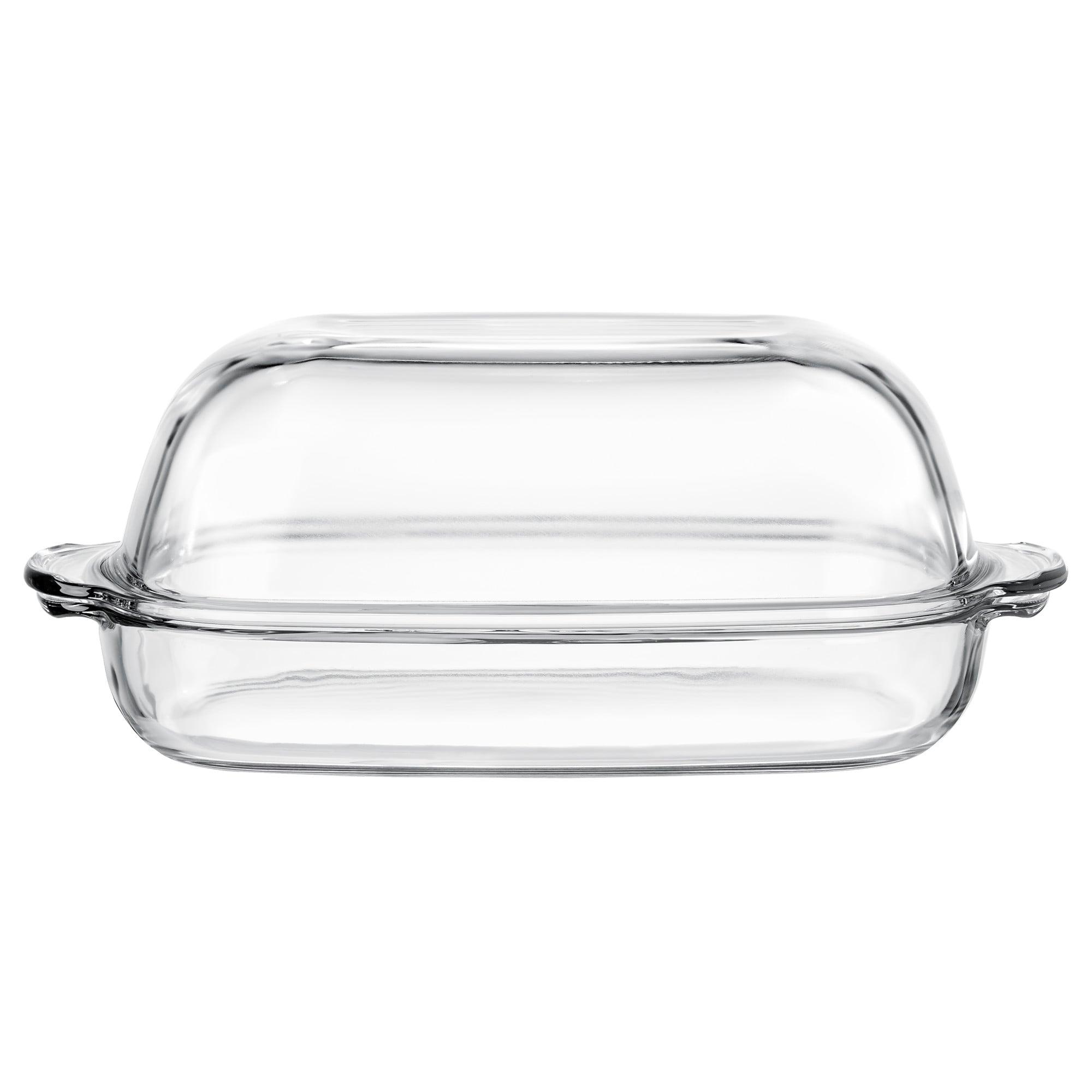 BUREN Жароміцний посуд з кришкою - прозоре скло 42х26 см 1