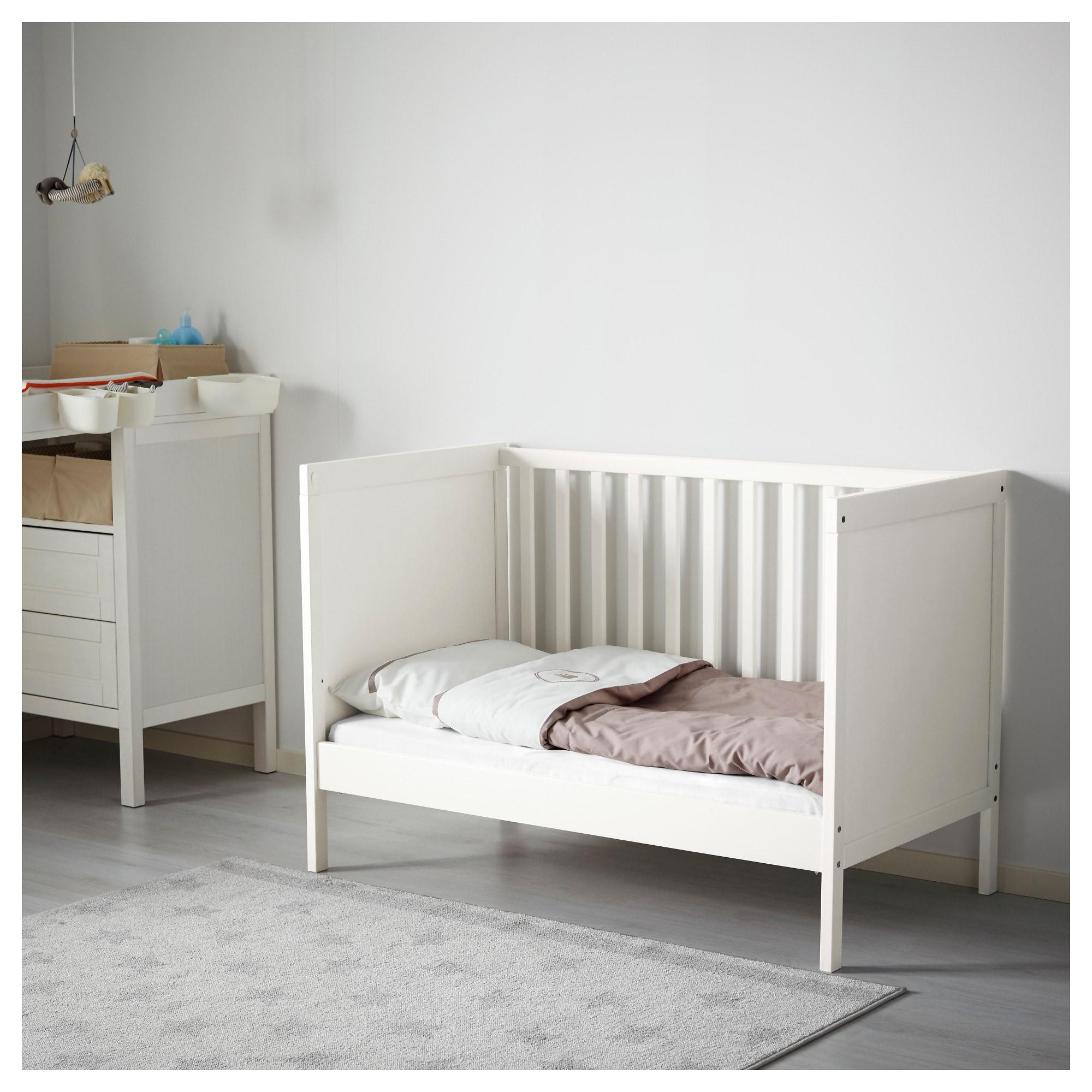 СУНДВІК Дитяче ліжко - біле 60х120 см 5