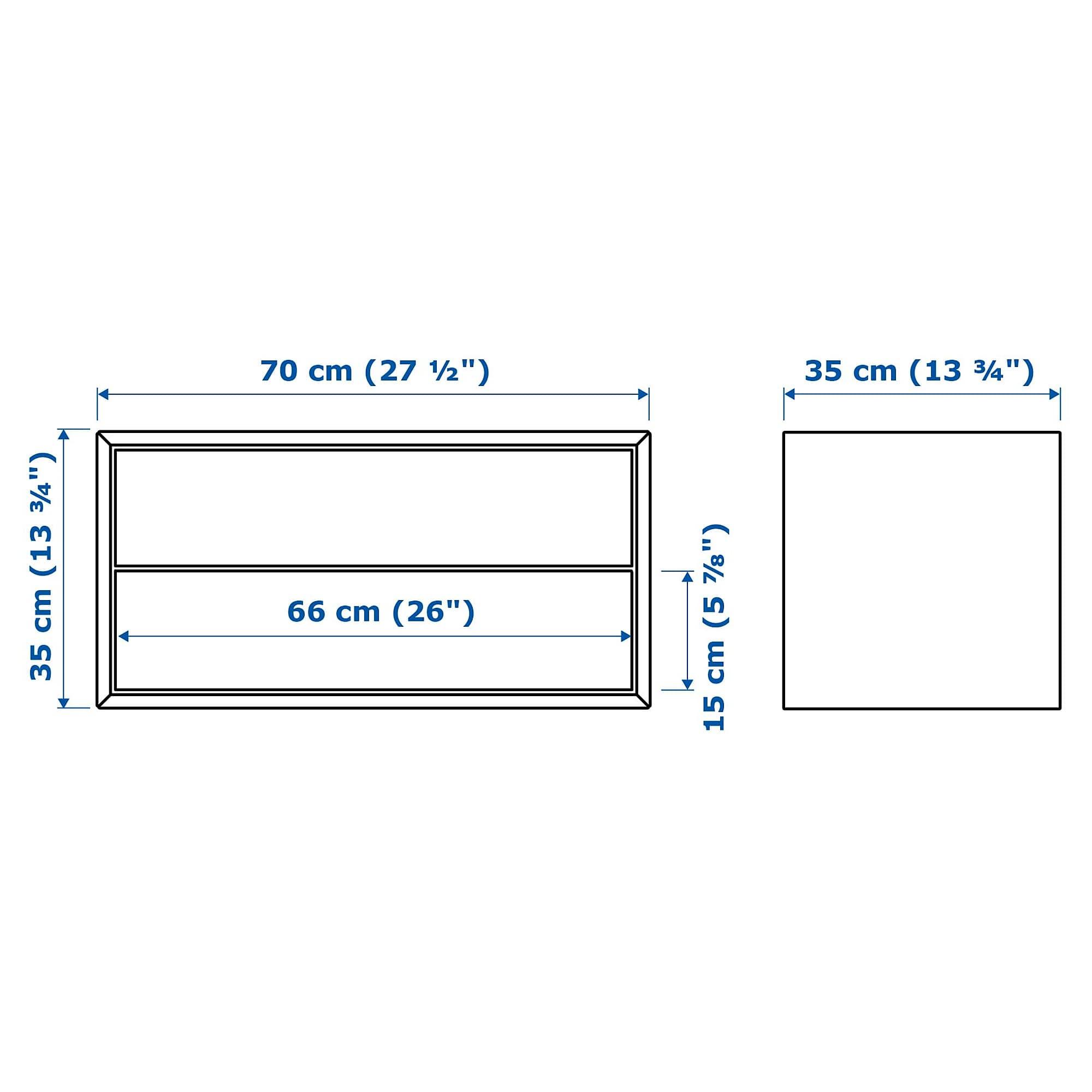 Шафа EKET / 2 ящики - білий 70x35x35 см 6