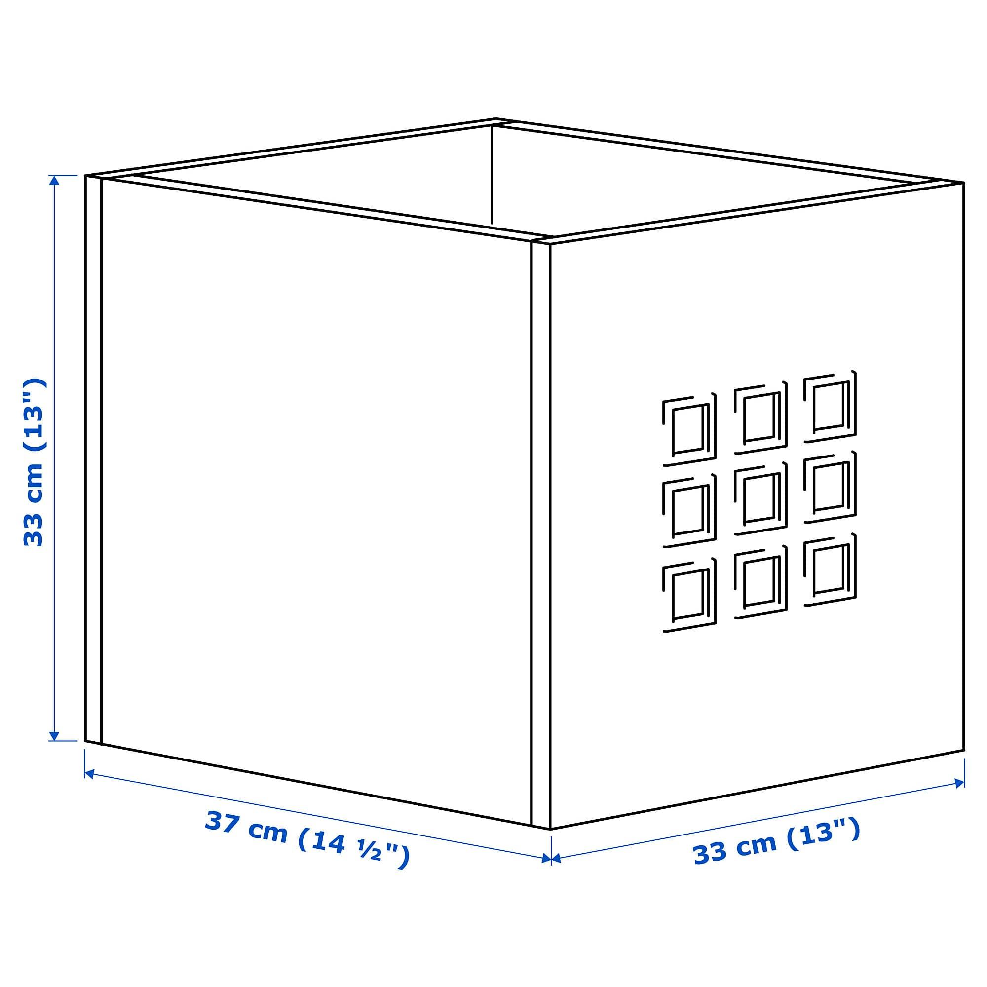 Коробка LEKMAN - біла 33x37x33 см 3