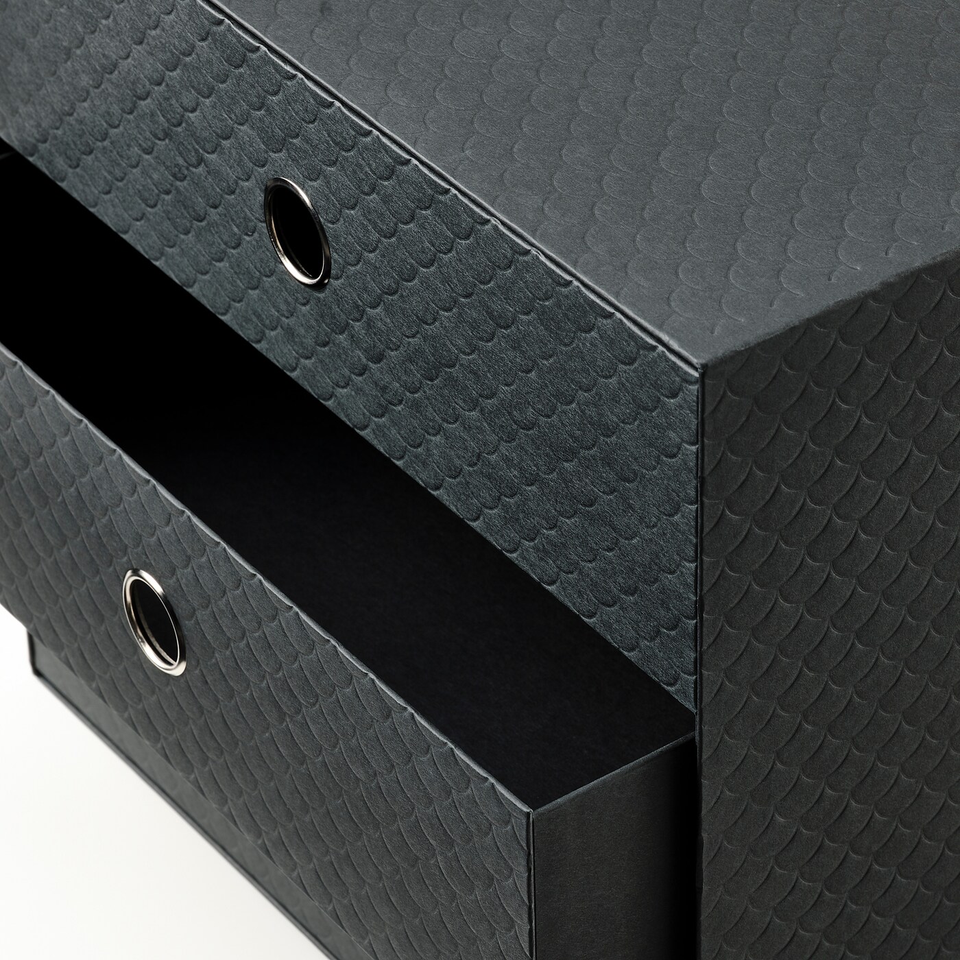Міні-комод PALLRA з 3 ящиками - чорний 33x26 см 2