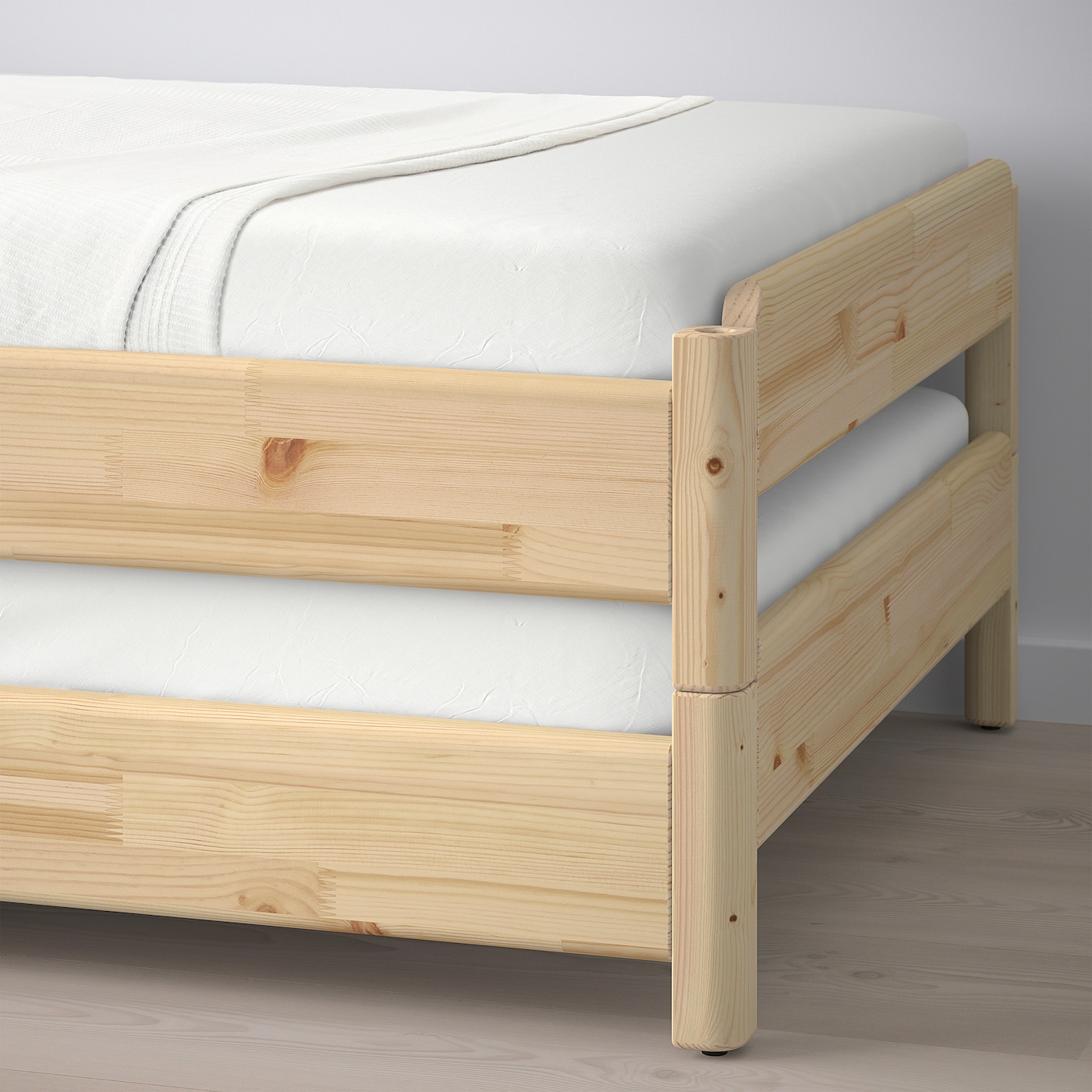 UTÅKER Штабельне ліжко з 2 матрацами - сосна / фірма Åsvang 80x200 см 8