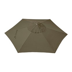 ИКЕА LINDÖJA, Навес для зонта, 704.688.48, бежево-зеленый, 300 см