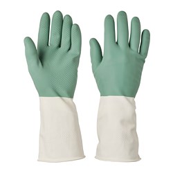 ИКЕА RINNIG, Перчатки для чистки, 404.767.79, зеленый, М.