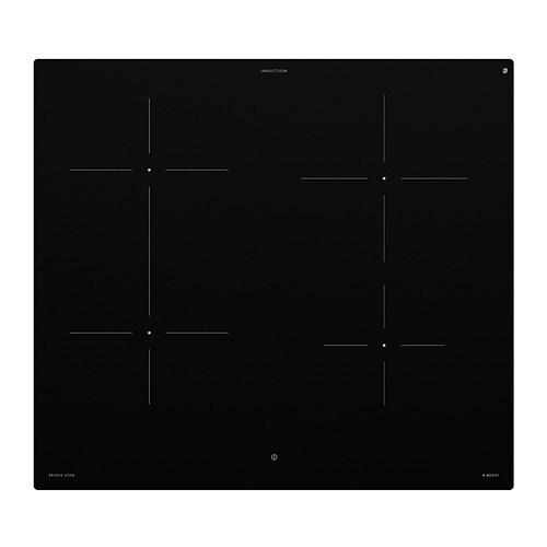 BEJUBLAD Індукційна плита - IKEA 500 чорна 58 см