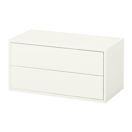 Шафа EKET / 2 ящики - білий 70x35x35 см