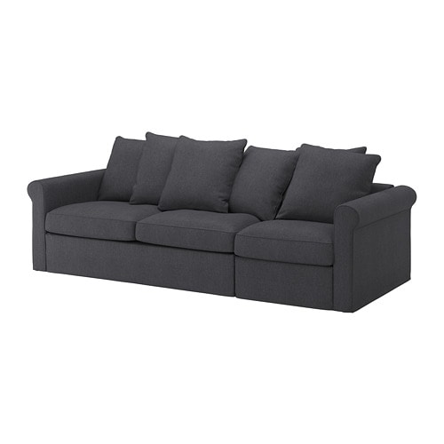 GRÖNLID 3-місний диван-ліжко - Sporda темно-сірий