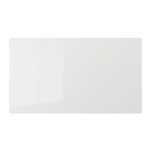 HOKKSUND 4 панелі для коробки розсувних дверей - глянець світло-сірий 100x236 см