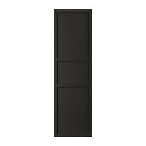Двері LERHYTTAN - чорне морилювання, 60x200 см