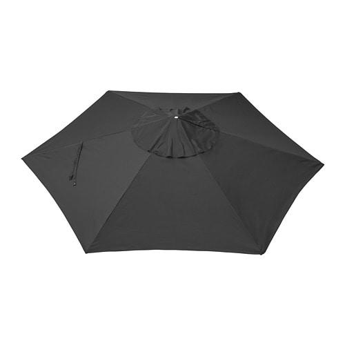 LINDÖJA Навіс для парасольки - чорний 300 см