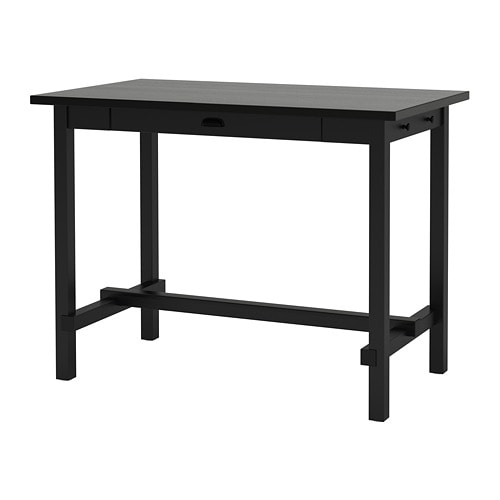 НОРДВІКЕН Барний стіл - чорний 140х80х105 см
