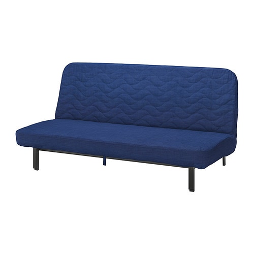 NYHAMN 3-місний диван-ліжко - матрац з кишеньковими пружинами / Skiftebo blue