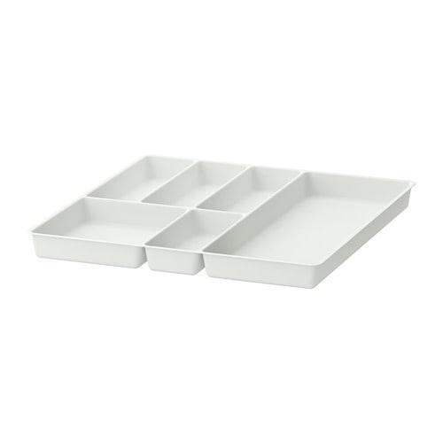 STÖDJA Лоток / контейнер для столових приборів - білий 51 х 50 см