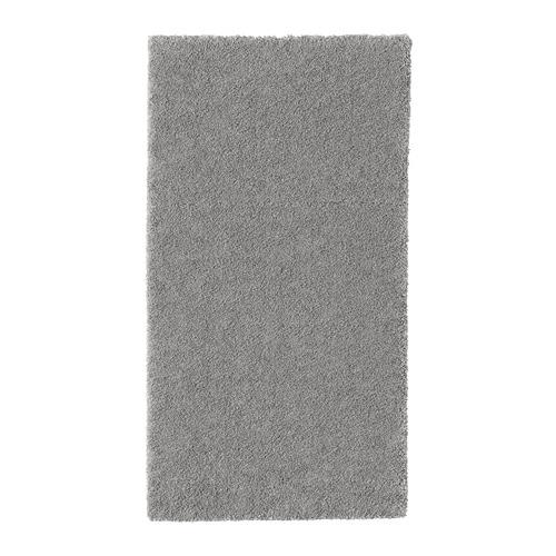 ИКЕА STOENSE, Ковер с коротким ворсом, 504.268.35, средний серый, 80x150 см