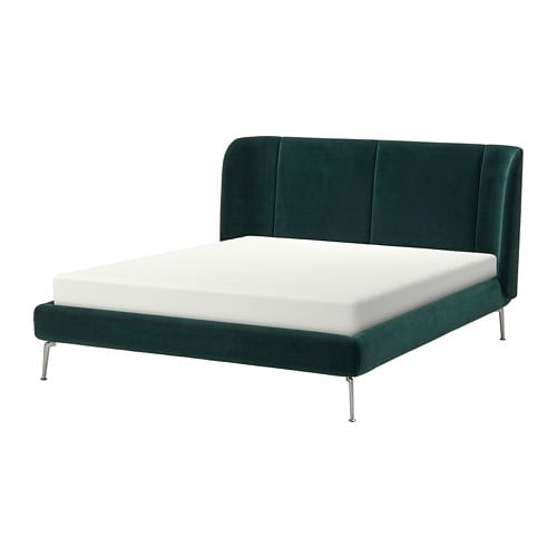 TUFJORD М'який каркас ліжка - Djuparp темно-зелений 160x200 см