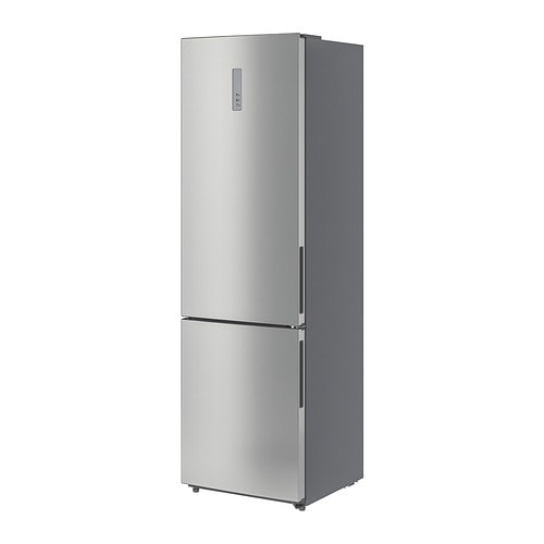 VÄLGÅNG Холодильник / Морозильна камера - IKEA 700 Окремостоячий / сталь 246/83 л