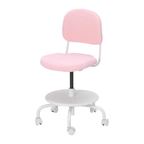ВІМУНД Дитячий офісний стілець - світло-рожевий