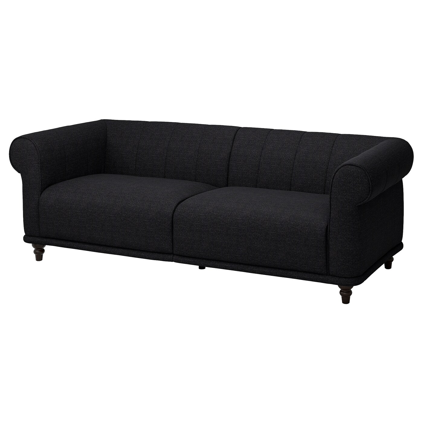 VISKAFORS 3-місний диван - Lejde антрацит / коричневий