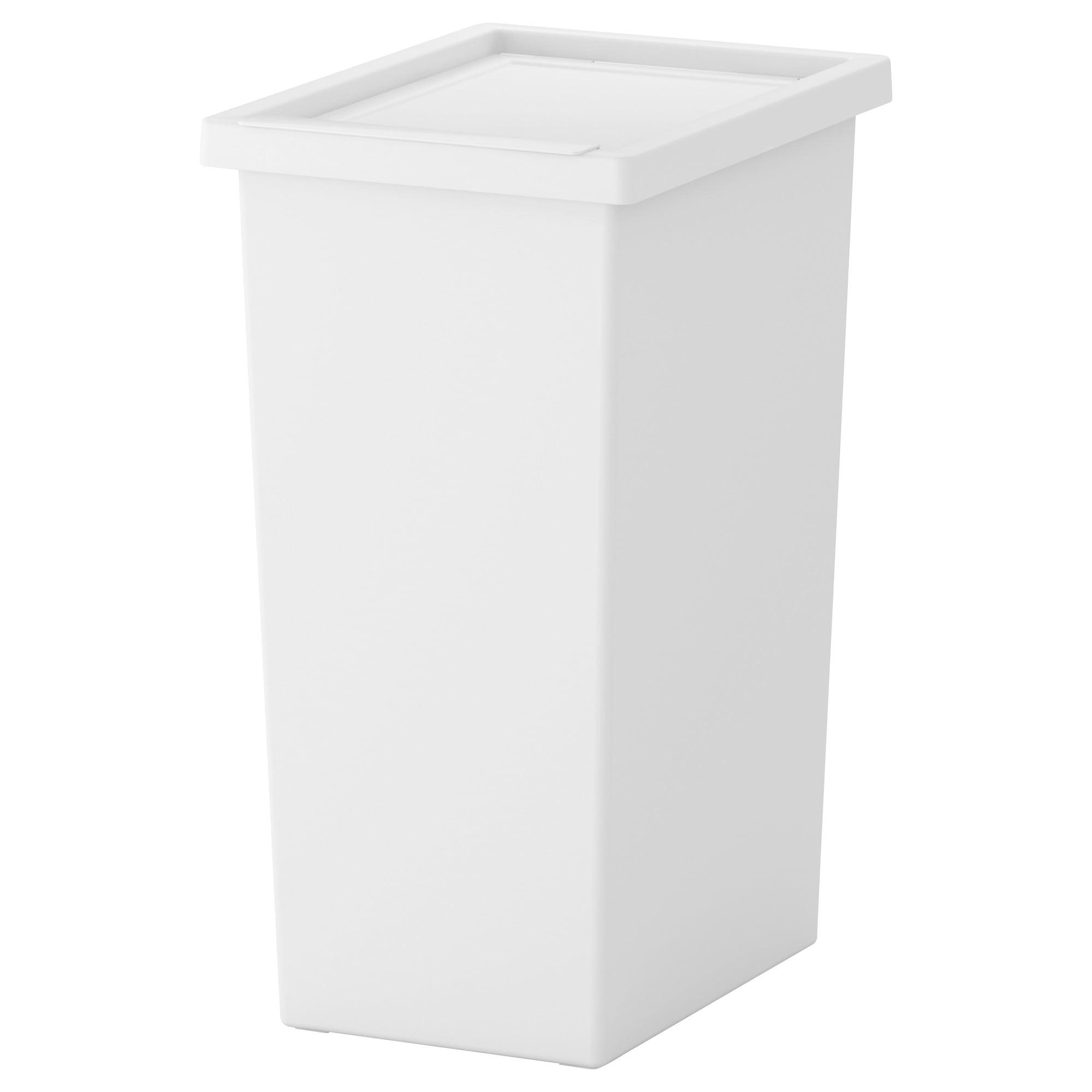 ИКЕА FILUR Пластиковий контейнер з кришкою - білий 42 л, 201.938.99