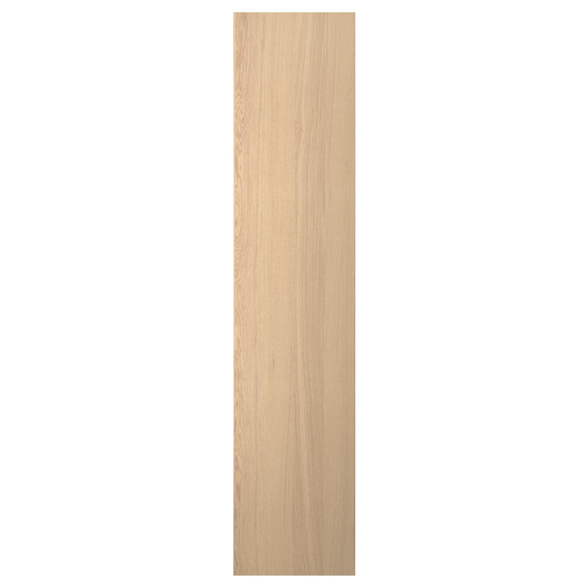 ИКЕА FORSAND Двері з петлями - під білий вітражний дуб, 50x229 см, 992.843.06