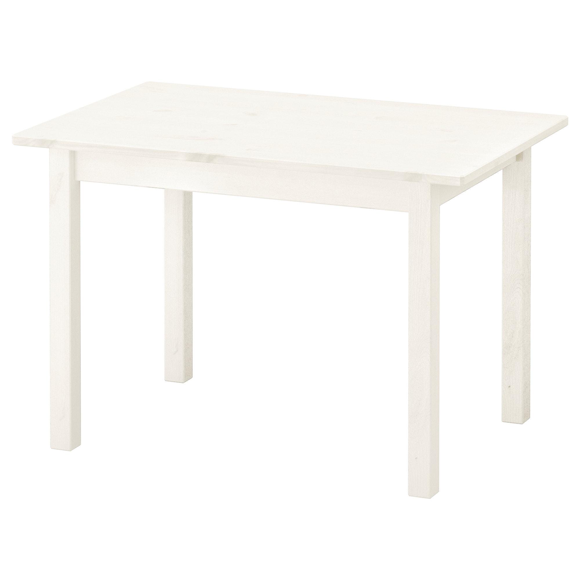 ИКЕА СУНДВІК Дитячий стіл - білий 76х50 см, 102.016.73