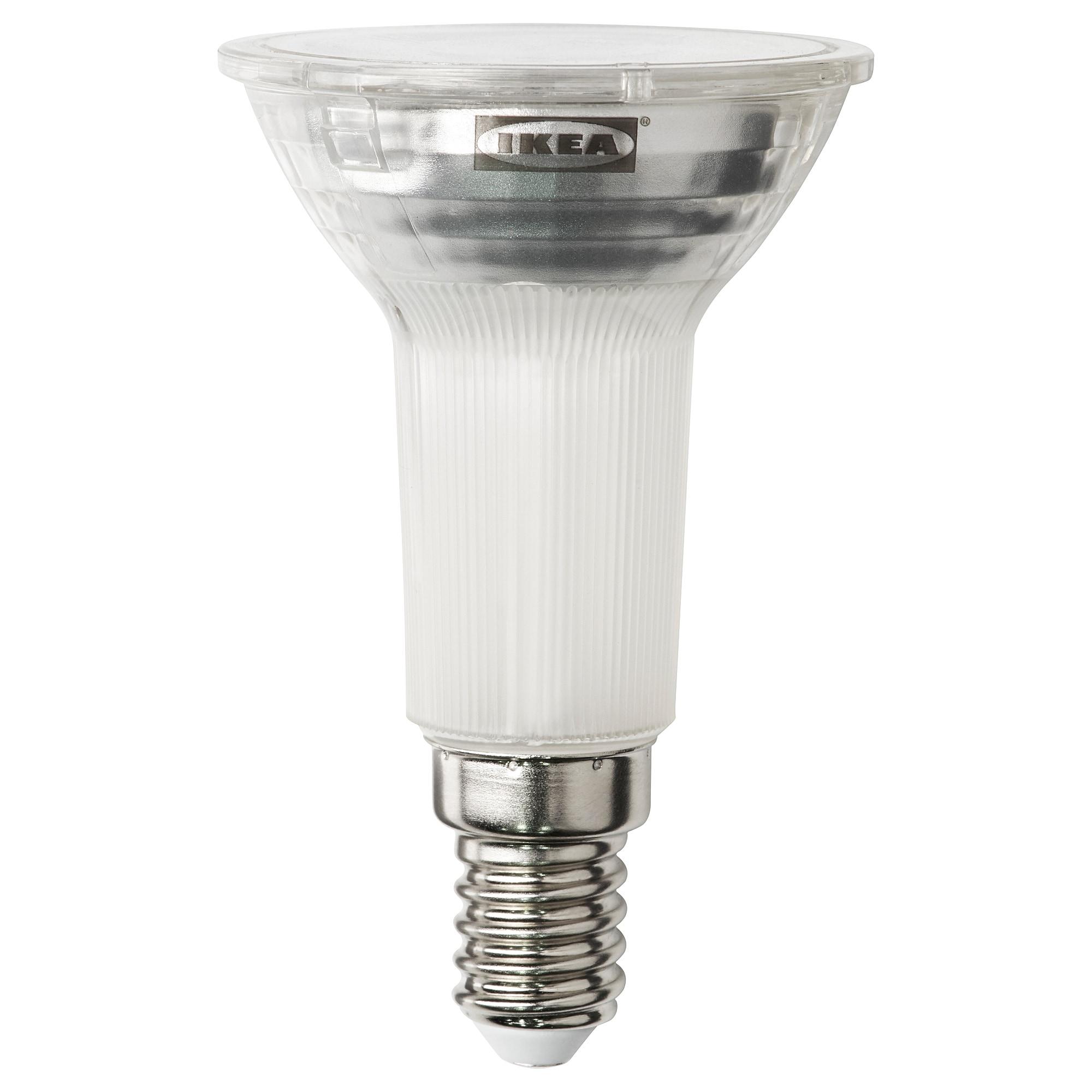 ИКЕА LEDARE LED лампа E14 R50 400lm - тепле тонування 2700 кельвінів, 503.658.27