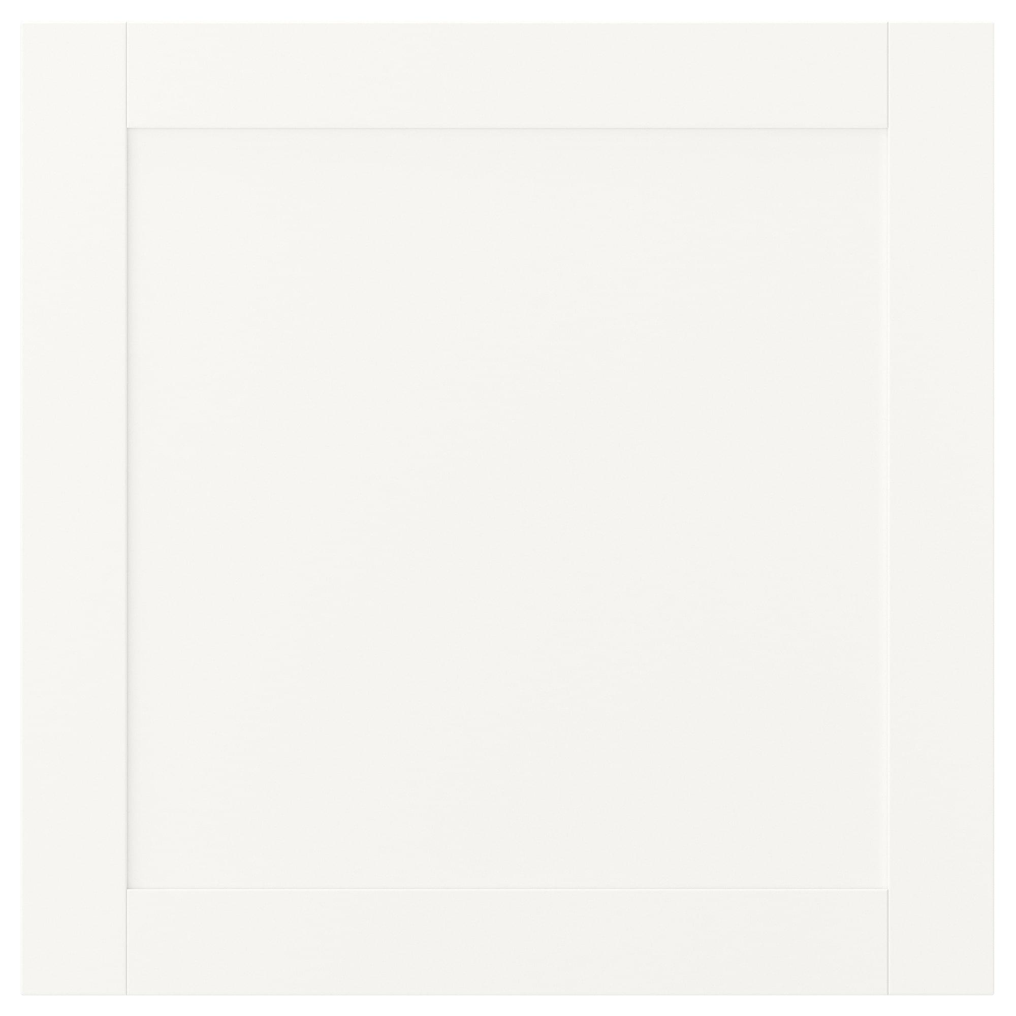 ИКЕА SANNIDAL Двері на петлях - білі 60х60 см, 092.430.37