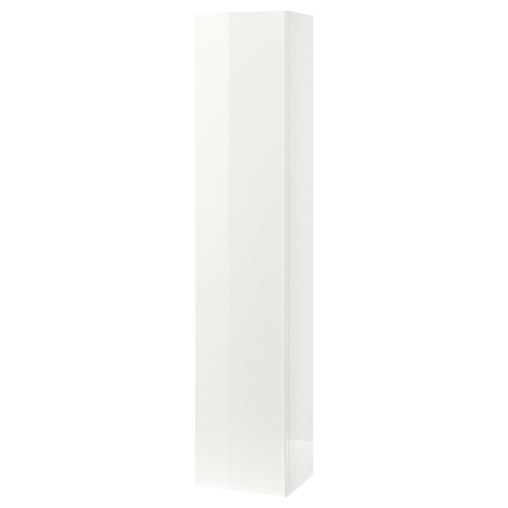 ИКЕА GODMORGON Висока шафа - глянсовий білий 40x32x192 см, 803.440.65