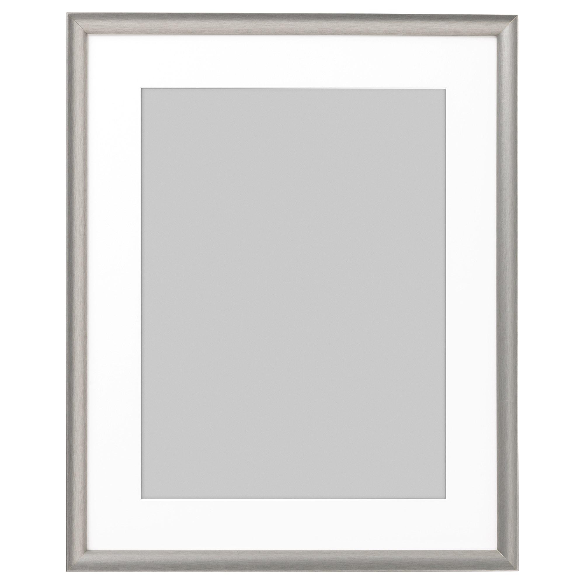 ИКЕА SILVERHÖJDEN Срібна рамка, 40x50 см, 002.917.87