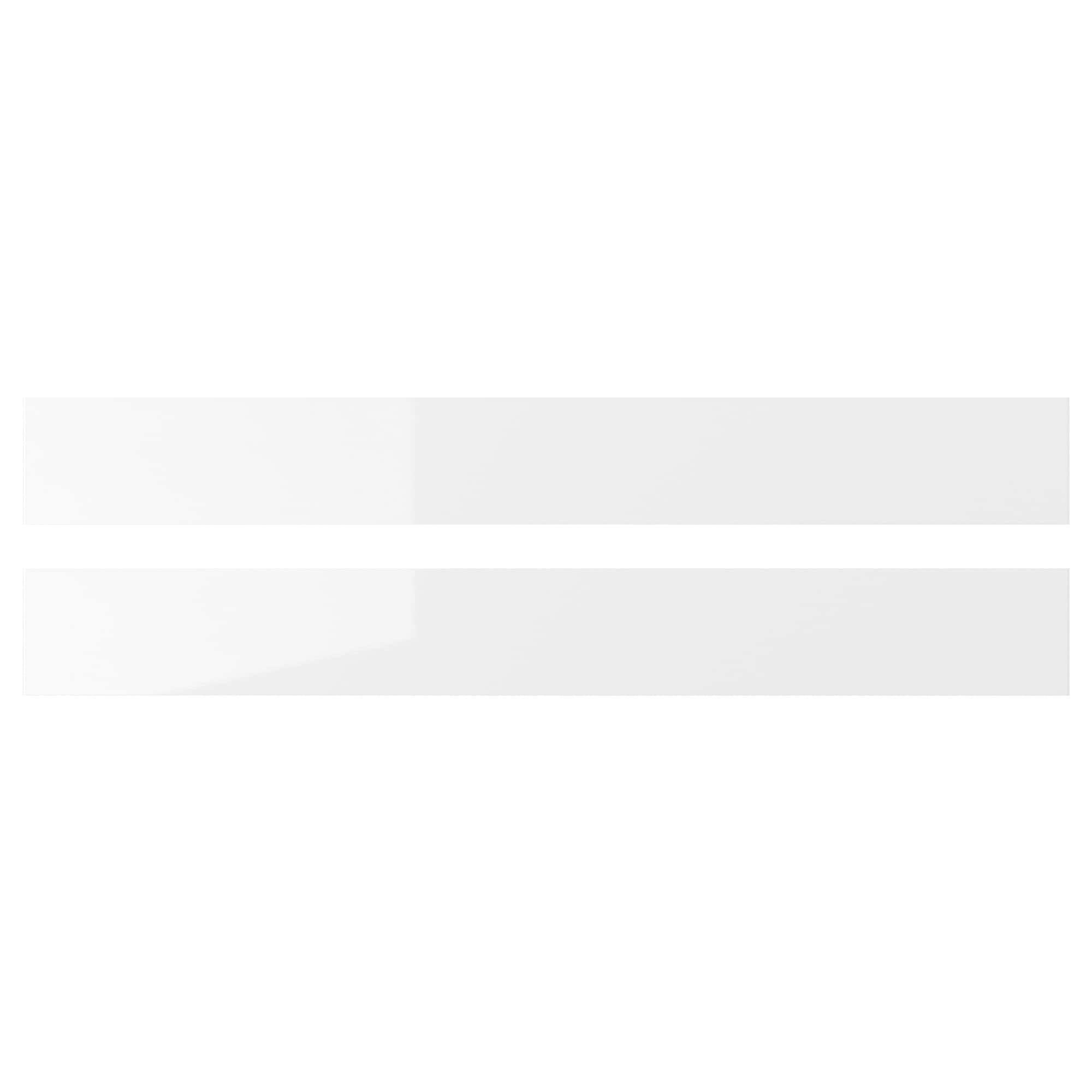 ИКЕА RINGHULT Фронтальна частина ящика - глянсовий білий 80x10 см, 002.050.92