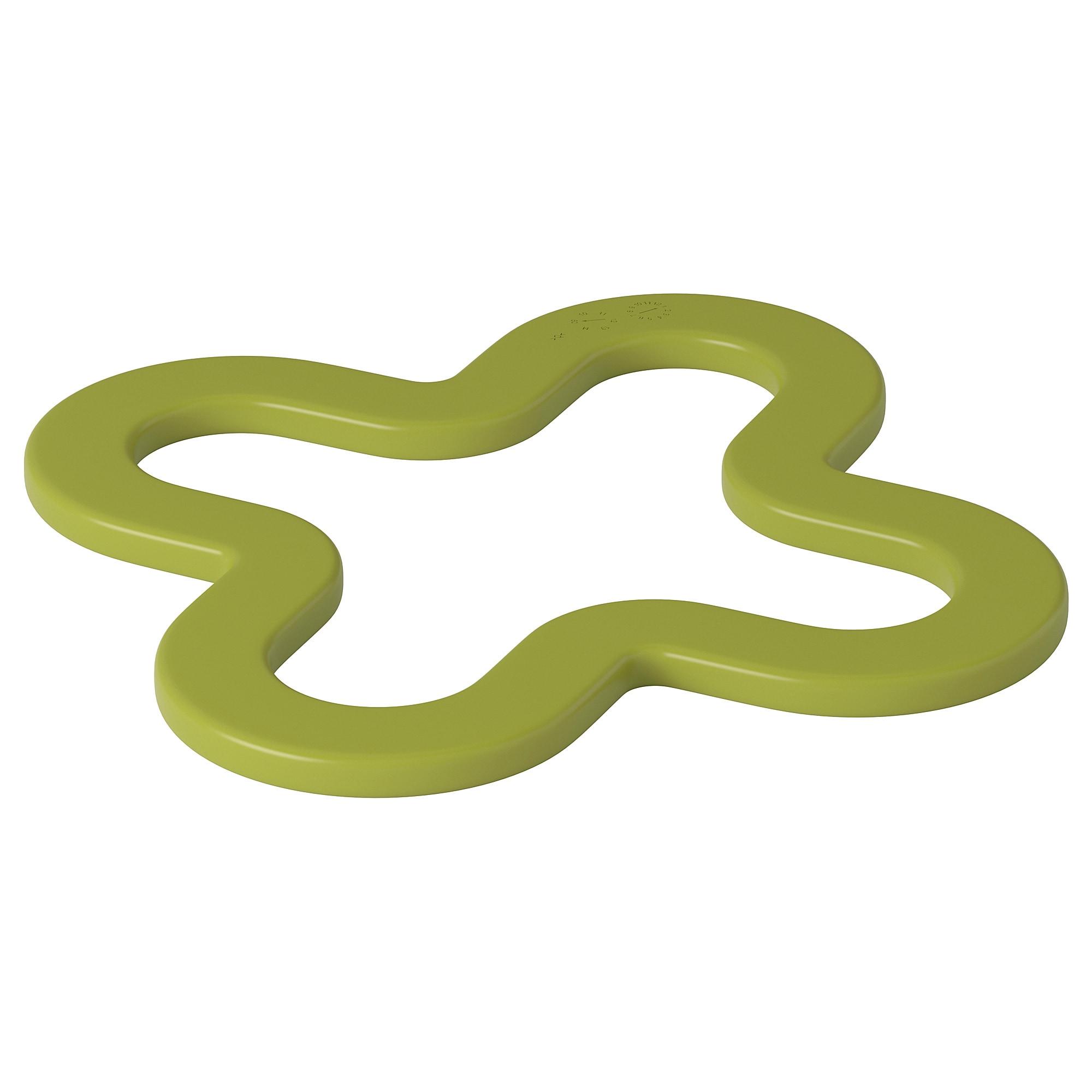 ИКЕА LAGG Підставка для горщиків - зелена 18х18 см, 001.752.69