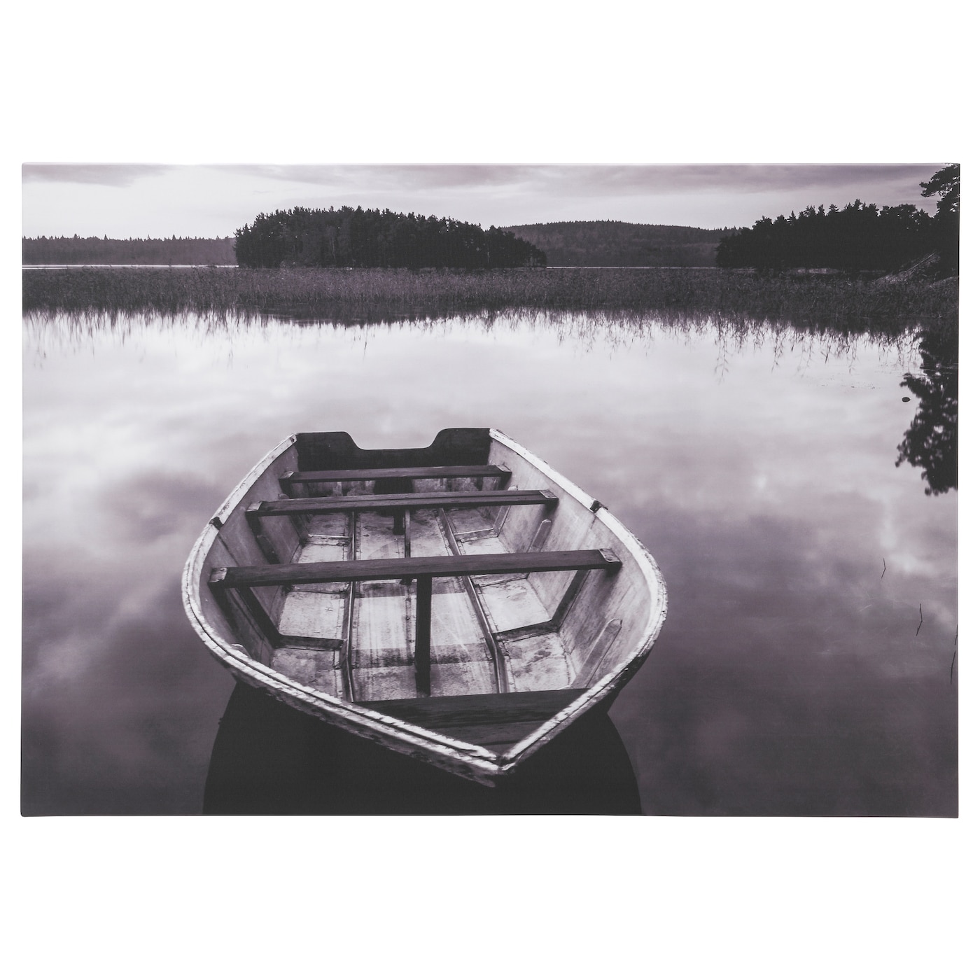 ИКЕА Постер BILD - Човен на озері Фінсьон 91x61 см, 004.422.58
