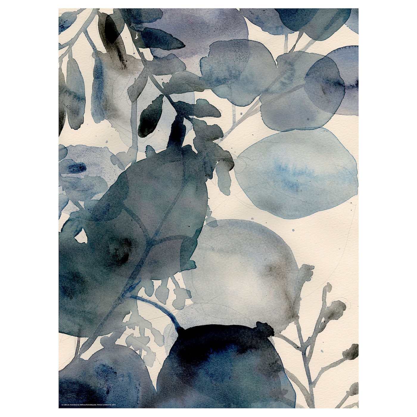 ИКЕА BILD Плакат - Блакитний ліс I 30x40 см, 004.361.15