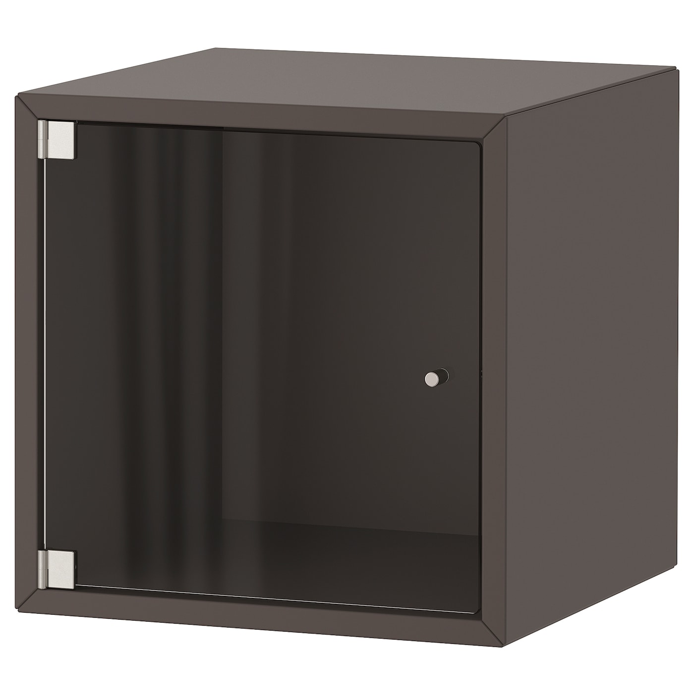 ИКЕА EKET Навісна шафа для скляних дверей - темно-сірий 35x35x35 см, 693.363.59