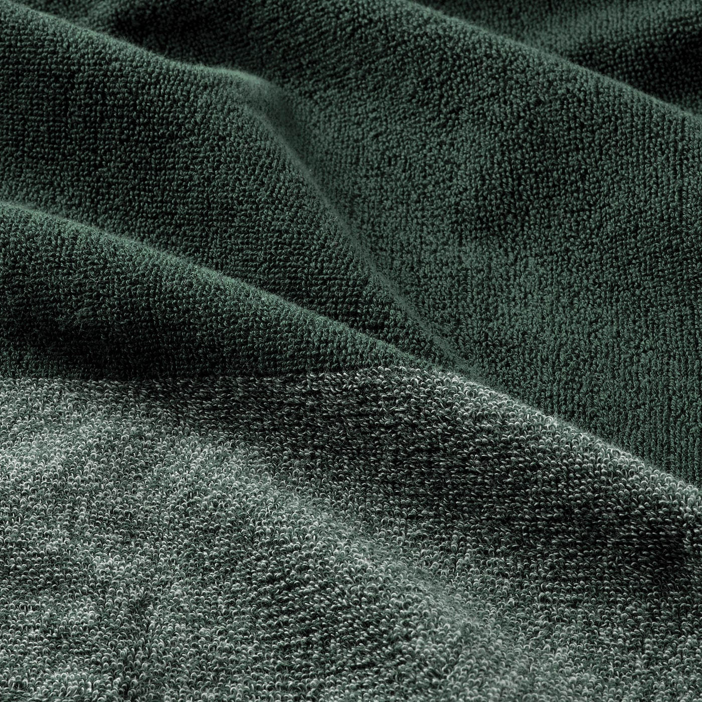 ИКЕА Рушник HIMLEÅN - темно-зелений / меланж 100х150 см, 005.104.88