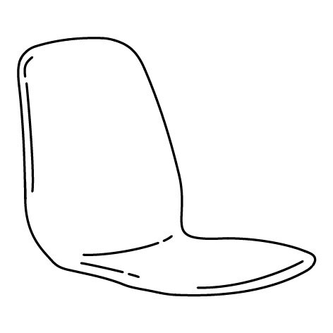 Сидіння LEIFARNE - світло-оливкове