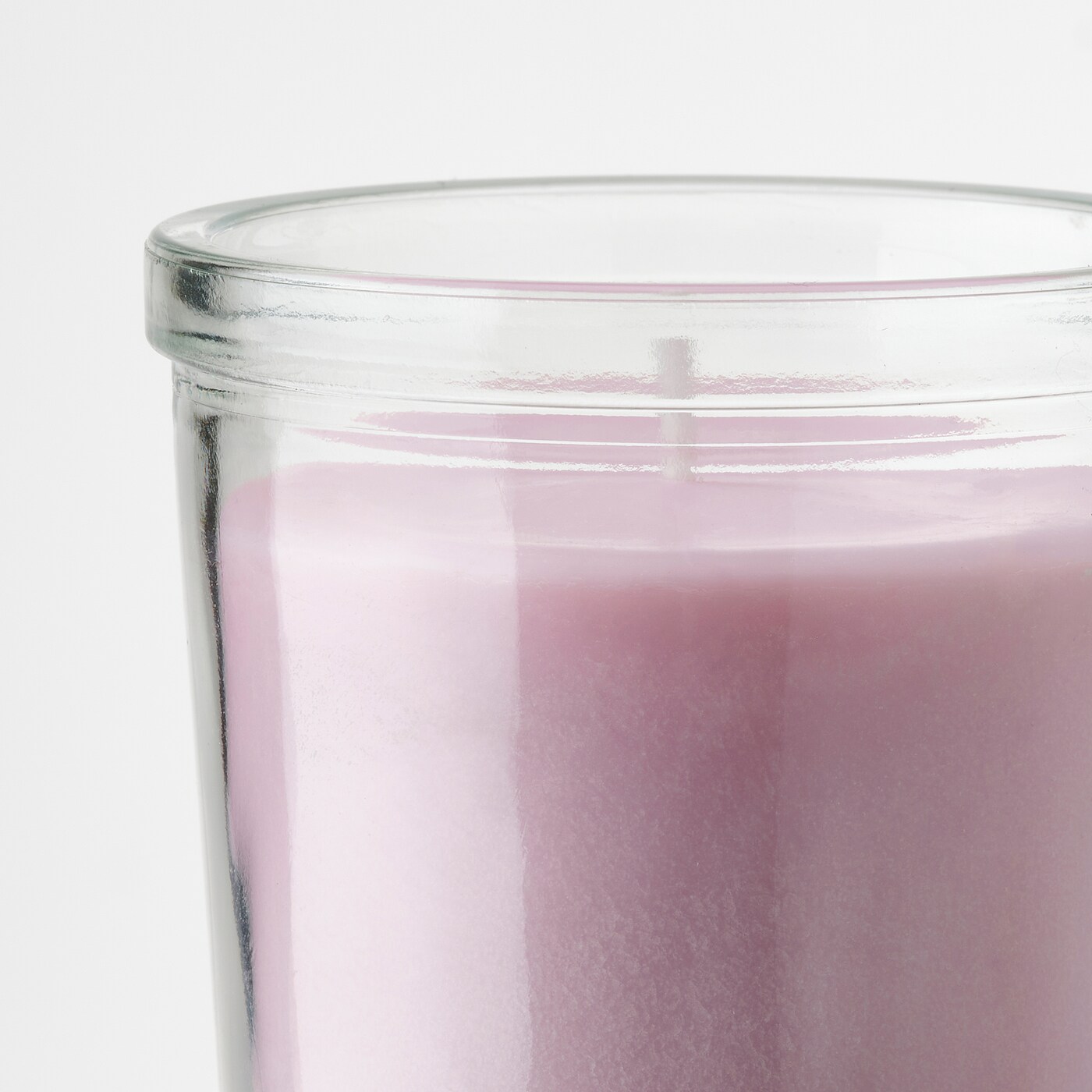 ИКЕА LUGNARE Ароматична свічка в склі - жасмин / рожева 20 год, 005.021.05