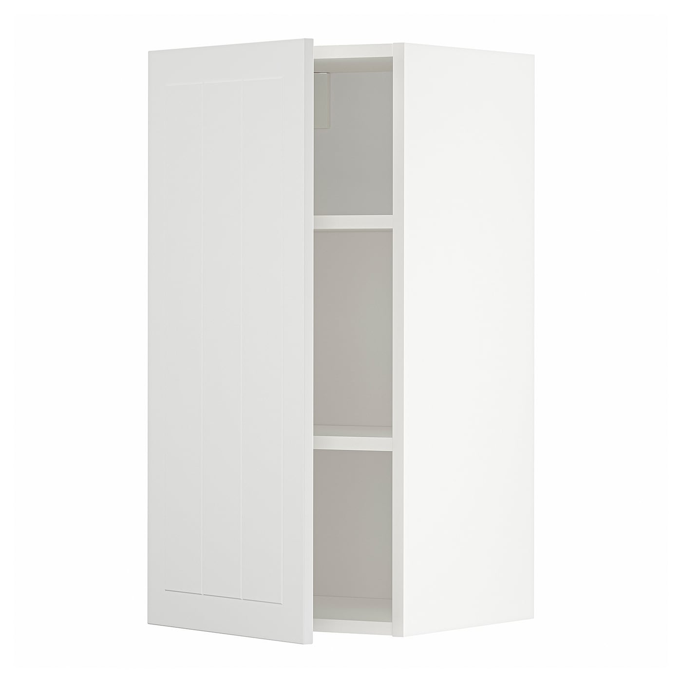 ИКЕА METOD Навісна шафа з полицями - білий / Stensund білий 40x80 см, 094.543.55