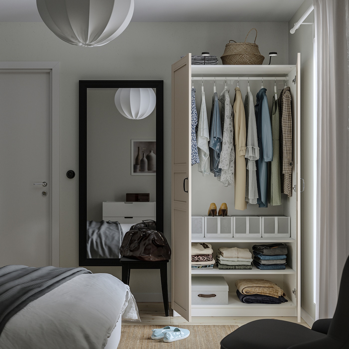 ИКЕА PAX / FLISBERGET , 595.006.61