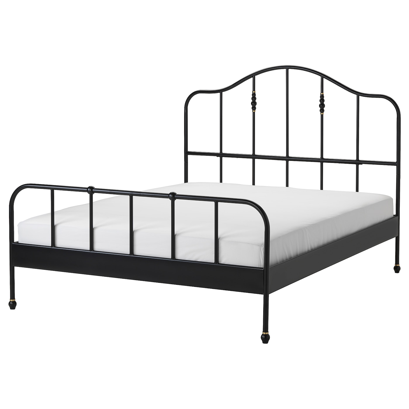 ИКЕА SAGSTUA Каркас ліжка - чорний / Luröy 160x200 см, 092.688.34