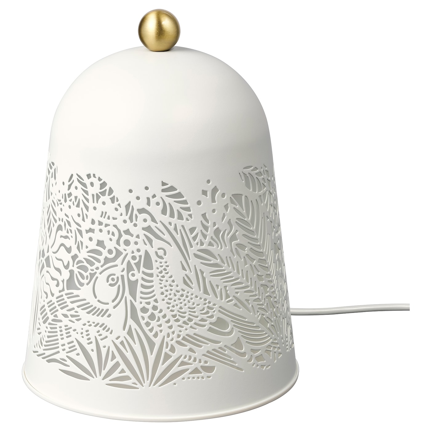 ИКЕА SOLSKUR LED настільна лампа - білий / колір латуні, 104.245.17