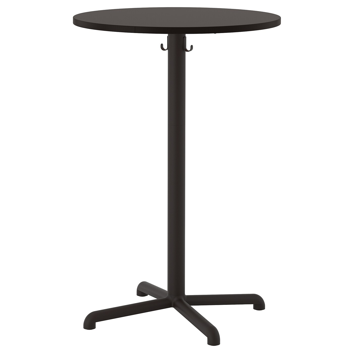 ИКЕА STENSELE Барний стіл - антрацит / антрацит 70 см, 092.882.24