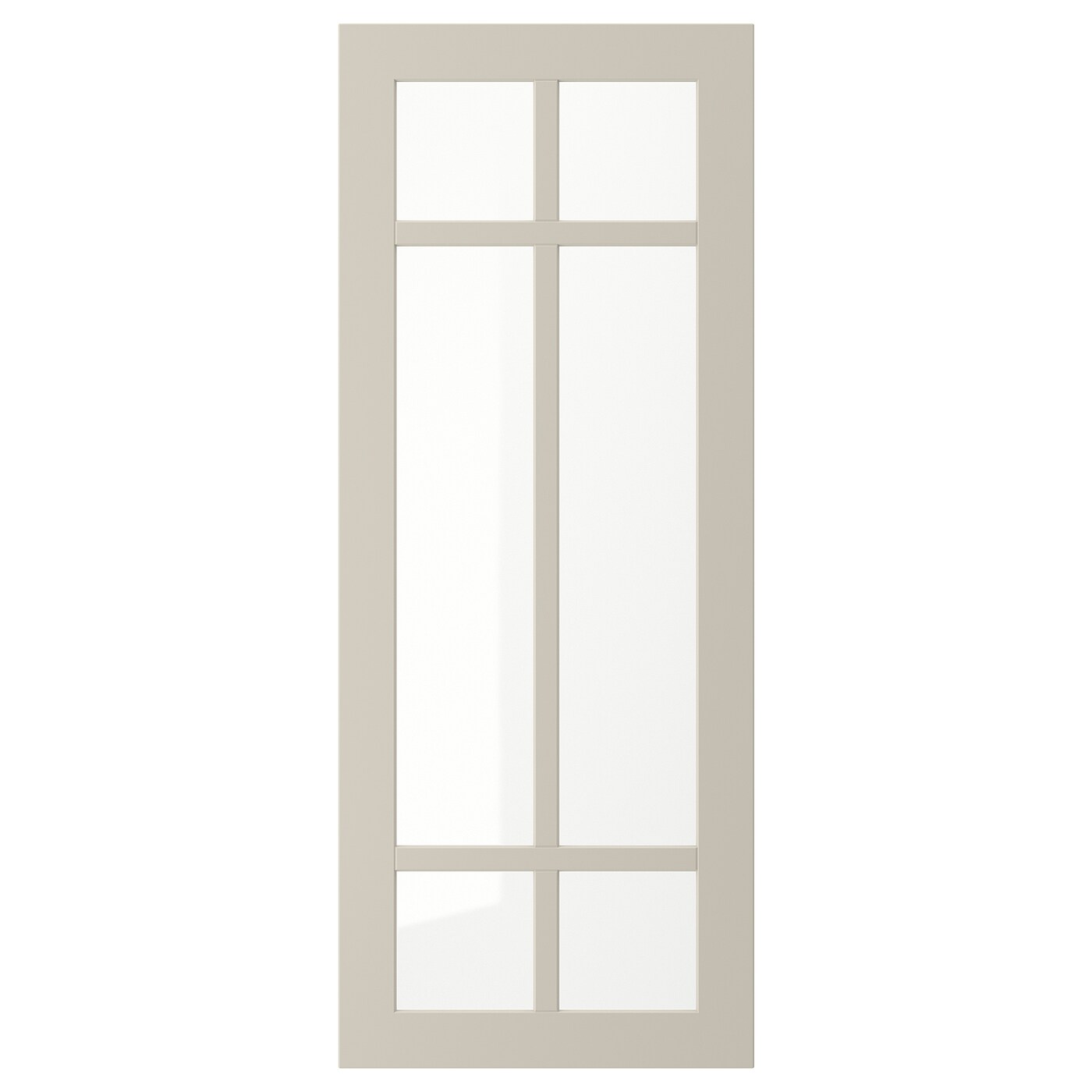 ИКЕА Скляні двері STENSUND - бежевий 40x100 см, 004.532.04