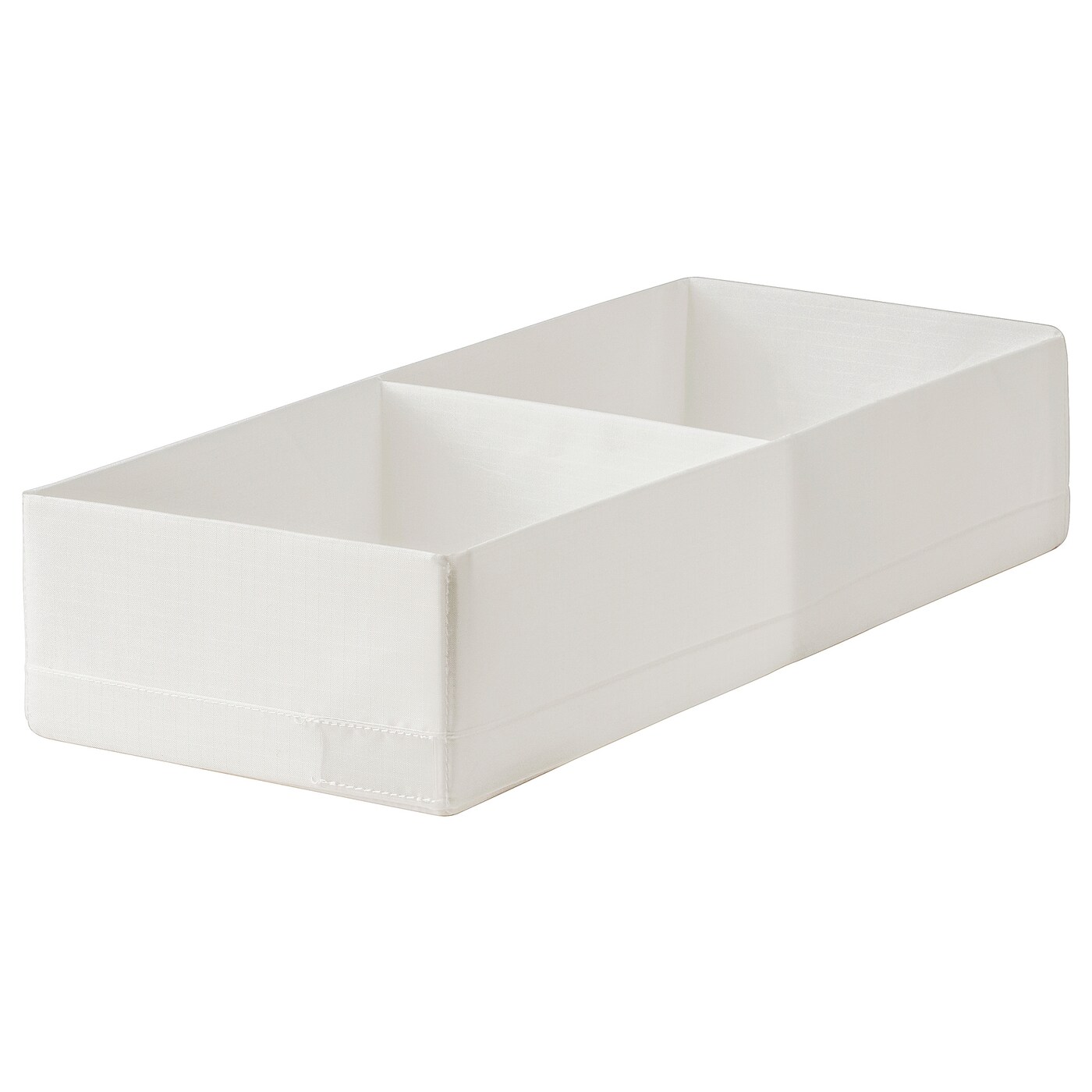 ИКЕА STUK Коробка з відділеннями - біла 20х51х10 см, 604.744.30