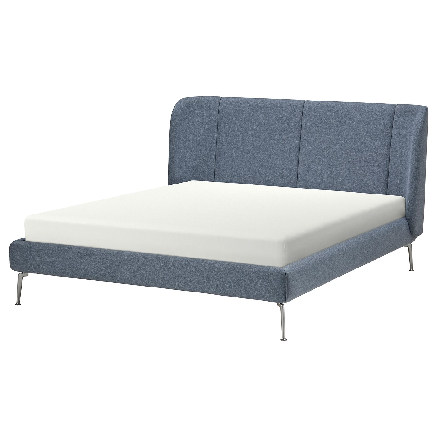 ИКЕА TUFJORD М'який каркас ліжка - Gunnared Blue 140x200 см, 004.464.02